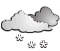 Wet flurries at times heavy