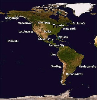 City Map NS America