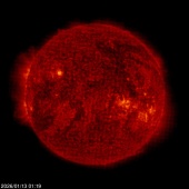 Click for time-lapse image of the sun