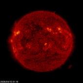 Click for time-lapse image of the sun