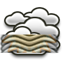 Overcast Moderate fog